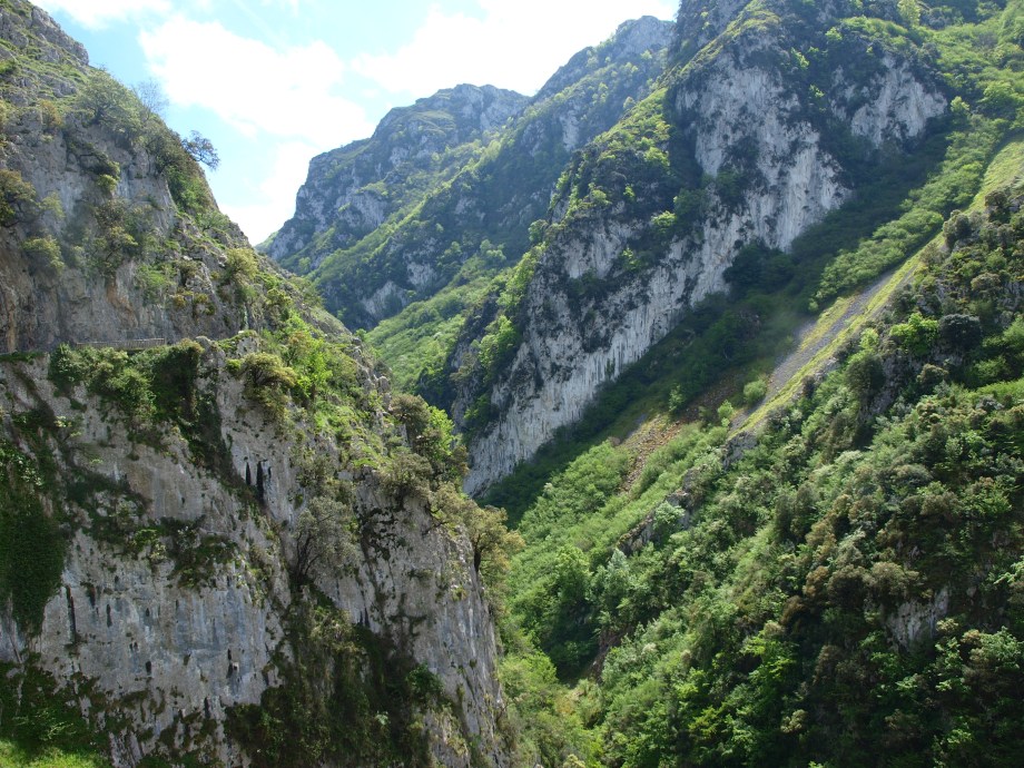 Impresionantes vistas del camino